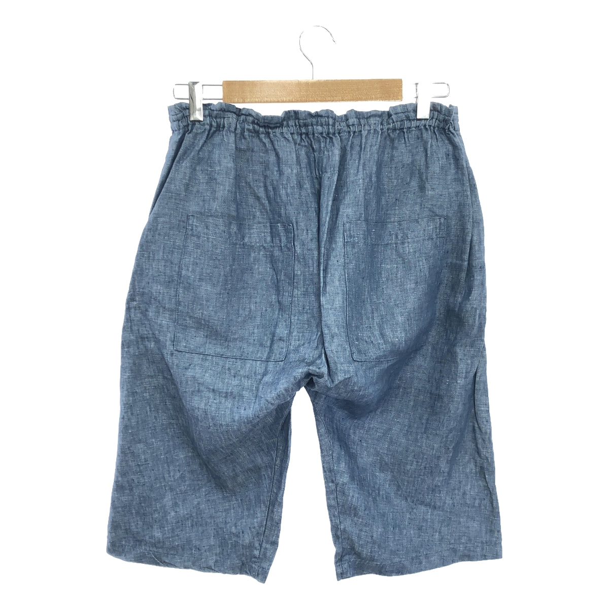 veritecoeur / Veritecoeur | Nep drawstring dungaree shorts pants | F |