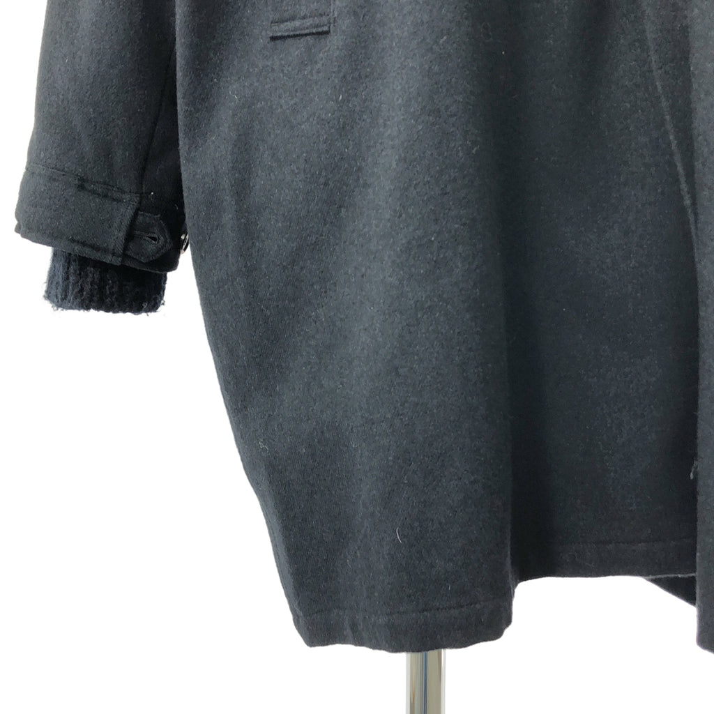 YOHJI YAMAMOTO +NOIR / ヨウジヤマモトプリュスノアール | 2002AW | ウール アンゴラ ライナー付き ジップ ロングコート | 3 | レディース