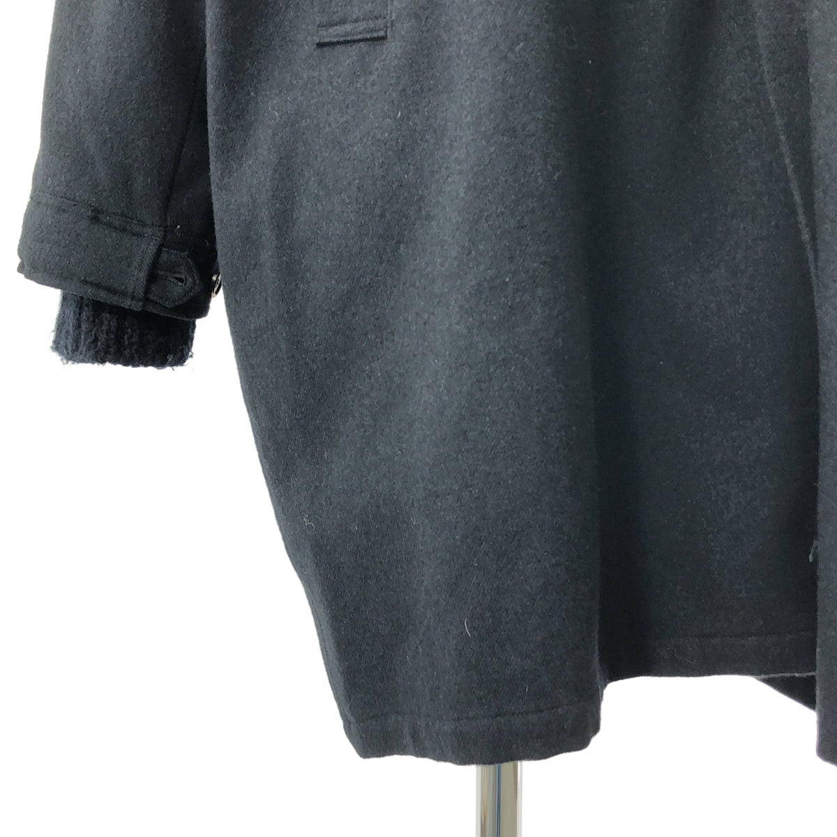 YOHJI YAMAMOTO +NOIR / ヨウジヤマモトプリュスノアール | 2002AW | ウール アンゴラ ライナー付き ジップ ロングコート | 3 | レディース