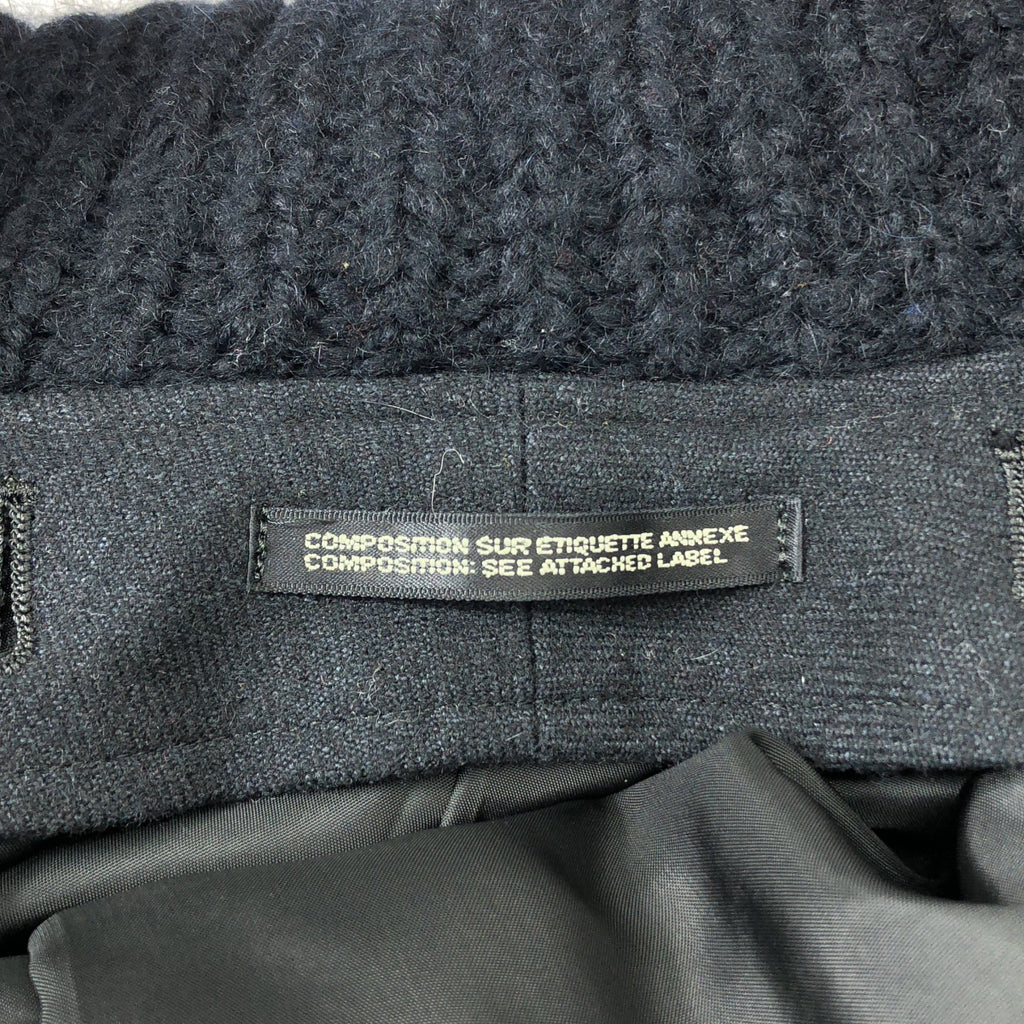 YOHJI YAMAMOTO +NOIR / ヨウジヤマモトプリュスノアール | 2002AW | ウール アンゴラ ライナー付き ジップ ロングコート | 3 | レディース