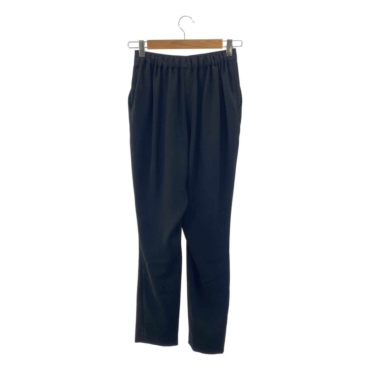 ENFOLD | PE斜紋彈性馬褲 | 36碼 | 黑色 | 女款