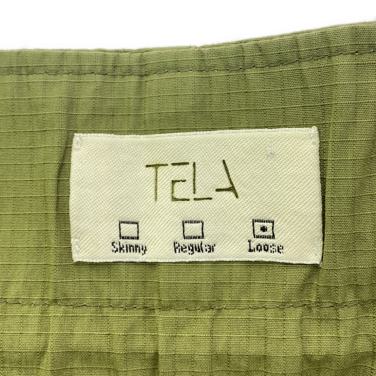 TELA / テラ | LOOSE FIT リップストップ ワイドパンツ | XS | カーキ | レディース