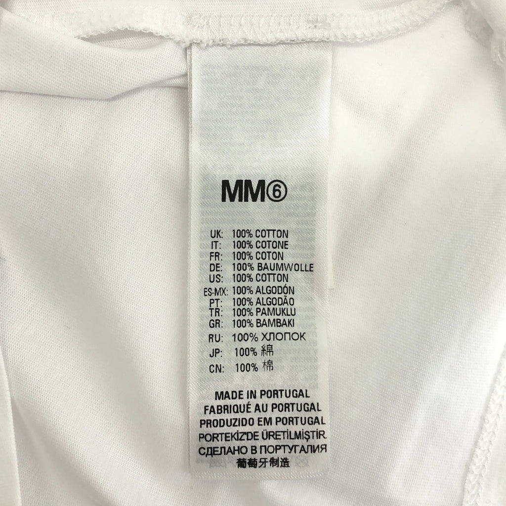 MM6 Maison Margiela | 2025 春夏系列 | 兒童印花圓領 T 卹 | 16 碼 | 白色 | 女款