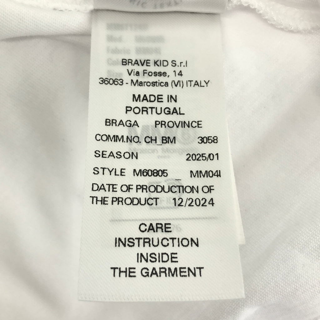 MM6 Maison Margiela | 2025 春夏系列 | 兒童印花圓領 T 卹 | 16 碼 | 白色 | 女款