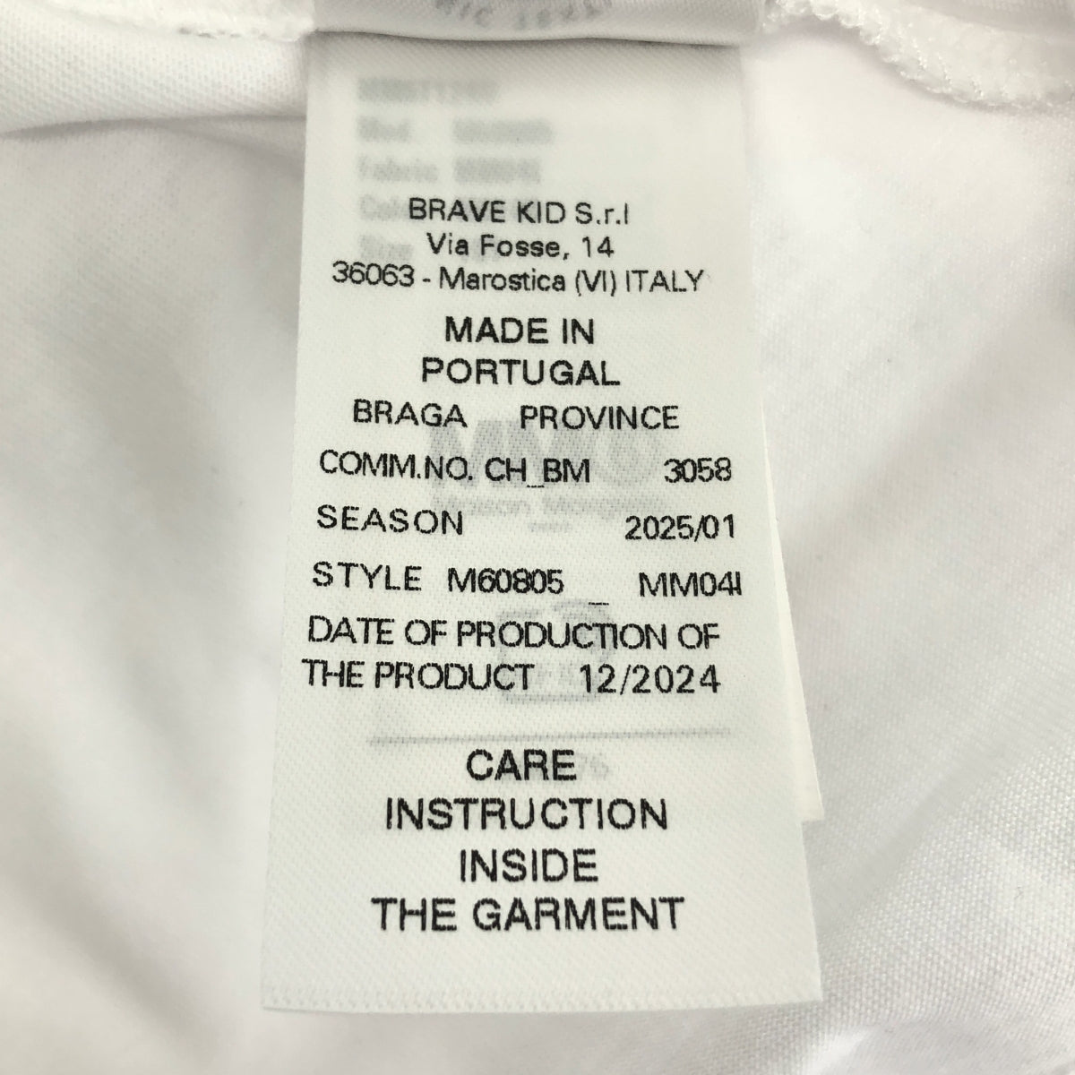 【美品】  MM6 Maison Margiela / エムエムシックスメゾンマルジェラ | 2025SS | KIDS プリント クルーネック Tシャツ | 16 | ホワイト | レディース
