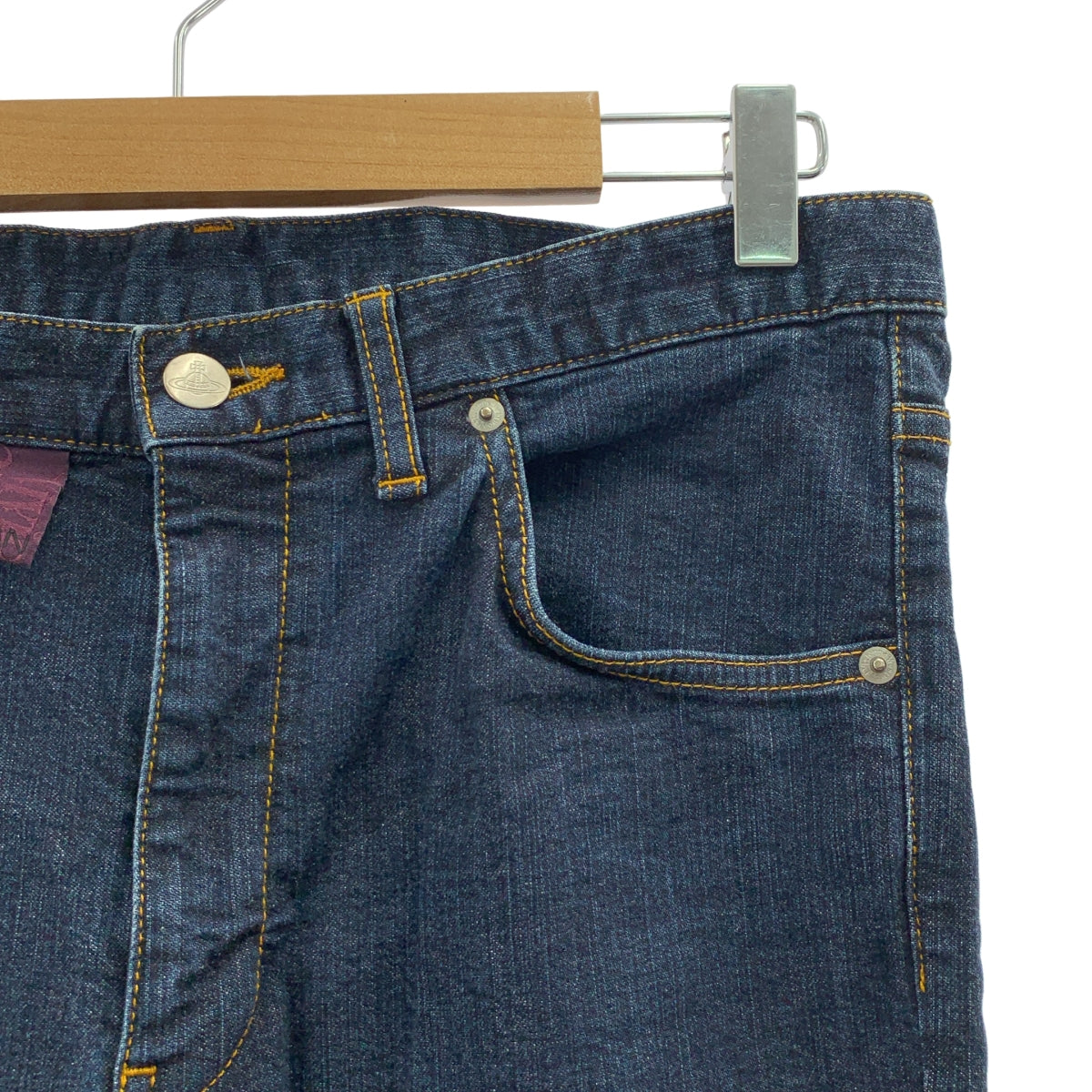 Vivienne Westwood 男裝 | 球形刺繡彈性牛仔褲 | 尺寸 46 | 靛藍 | 男款