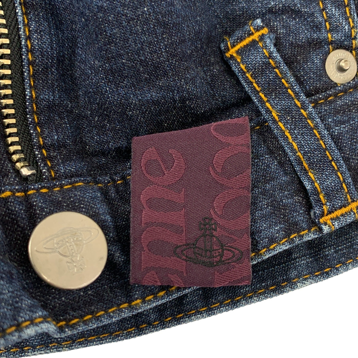 Vivienne Westwood MAN / 비비안 웨스트우드맨 | 오브 자수 스트레치 데님 팬츠 | 46 | 남성