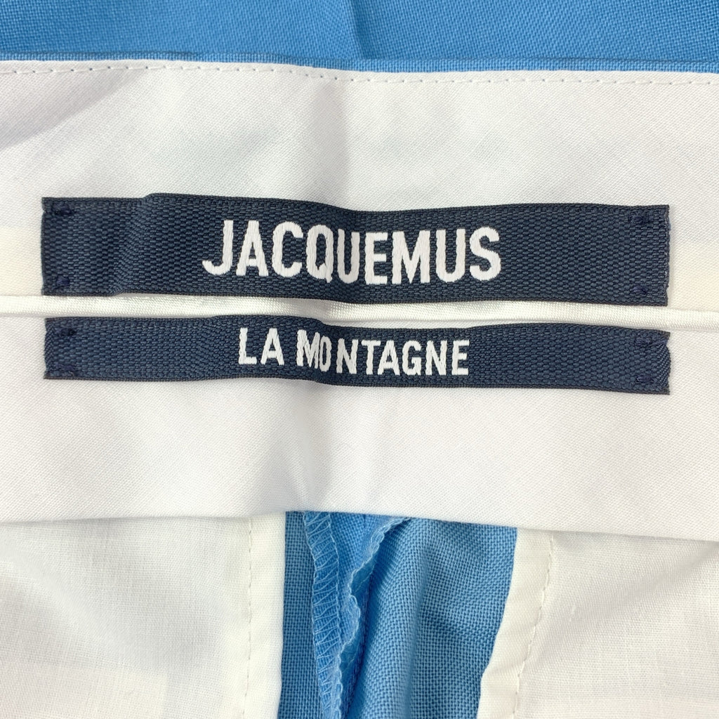 JACQUEMUS / ジャックムス | ウール センタープレス スラックス パンツ | 46 | メンズ