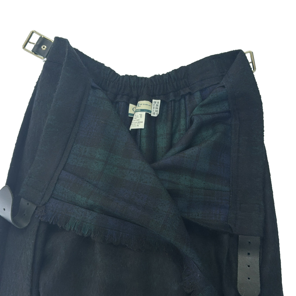 O'NEIL OF DUBLIN / 오닐 오브 더블린 | 울 체크 스커트 | 40 | 그린 | 여성