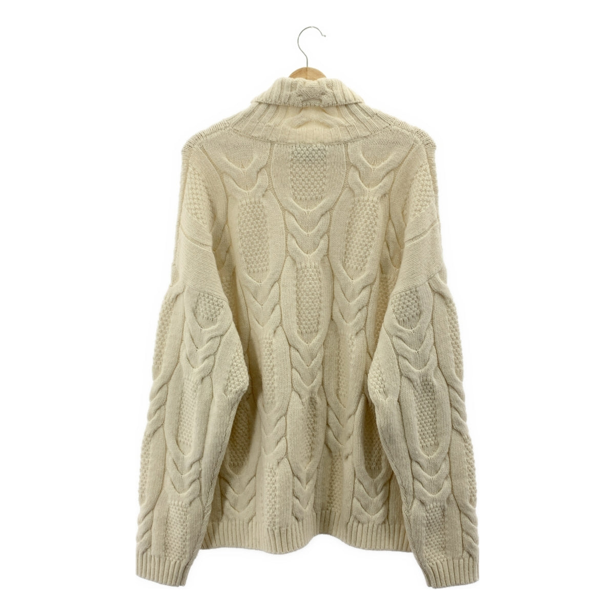 EMPORIO ARMANI | 羊毛粗呢高領毛衣 | L 碼 | 男款