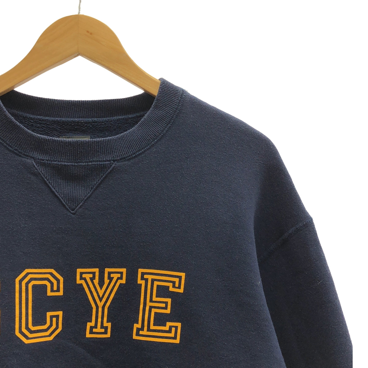 scye basics / サイベーシックス | Fleese Back Jersey Sweatshirt ロゴ クルーネックトレーナー | 36 | メンズ