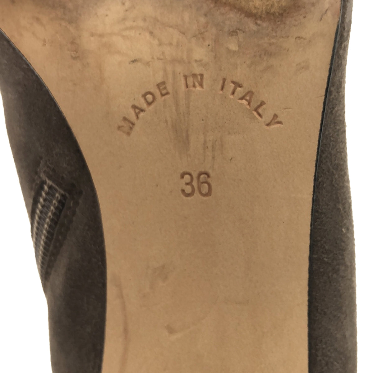 CORSO ROMA 9 |絨面革側拉鍊高跟短靴 |尺寸 36 |灰色 |女性的