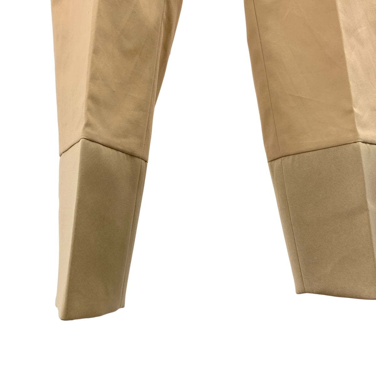 CINOH / 치노 | 바이 컬러 슬릿 슬랙스 팬츠 | 38 | 여성