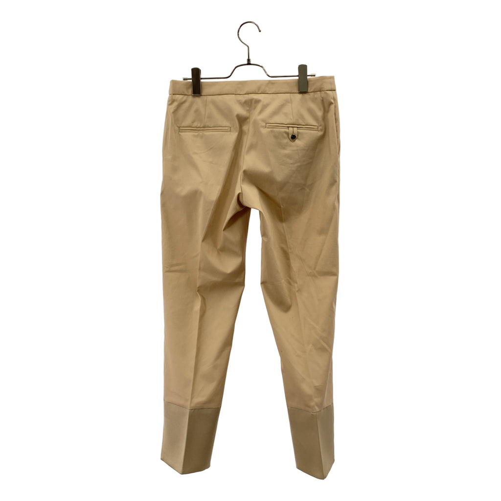 CINOH / 치노 | 바이 컬러 슬릿 슬랙스 팬츠 | 38 | 여성