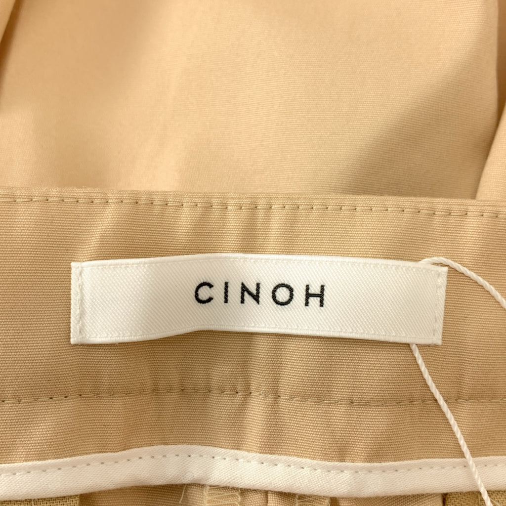 CINOH / 치노 | 바이 컬러 슬릿 슬랙스 팬츠 | 38 | 여성