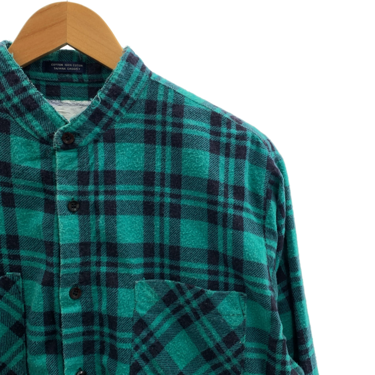 OLD PARK / 올드 파크 | 도킹 체크 리메이크 셔츠 | F | 남성