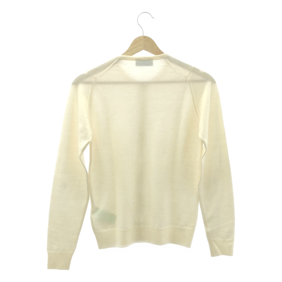 JOHN SMEDLEY / 約翰‧史梅德利 | 高毛毛開襟衫 | S尺碼 | 自然色 | 女款