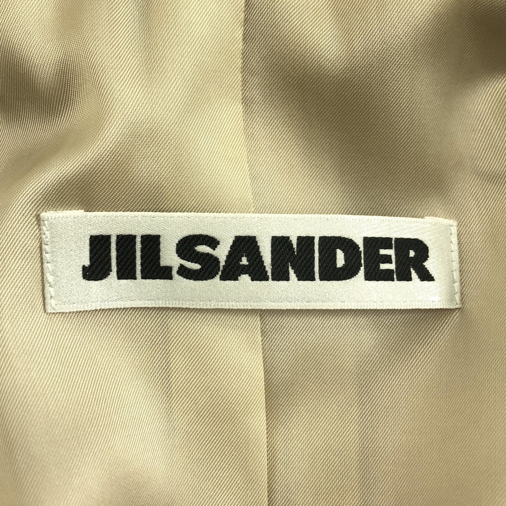 JIL SANDER / ジルサンダー | レーヨン ウール ダブルブレスト コート | 38 | レディース