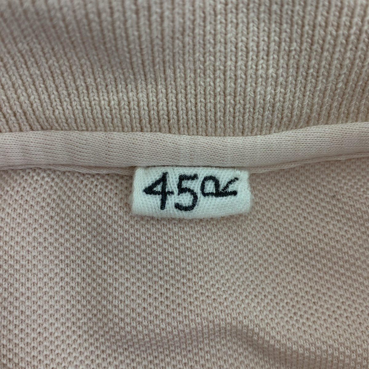 45r / フォーティファイブアール | ワンポイントエンブロイダリー ポロ カットソー |