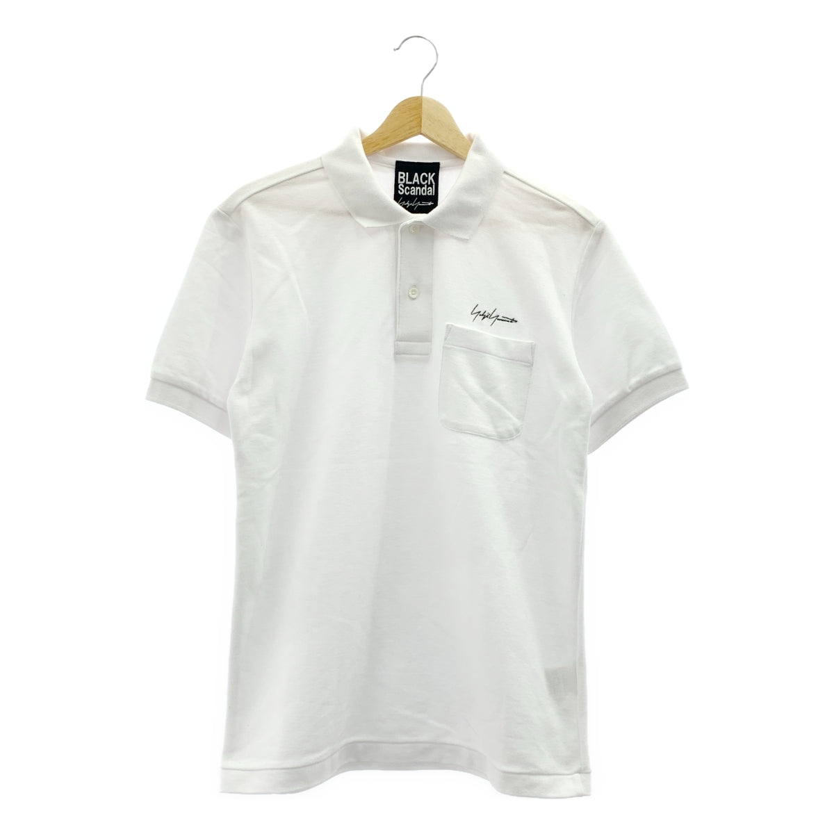 BLACK Scandal 山本耀司 | 2021 春夏系列 | 標誌性 Logo 口袋 Polo 衫 | 1 碼 | 男士