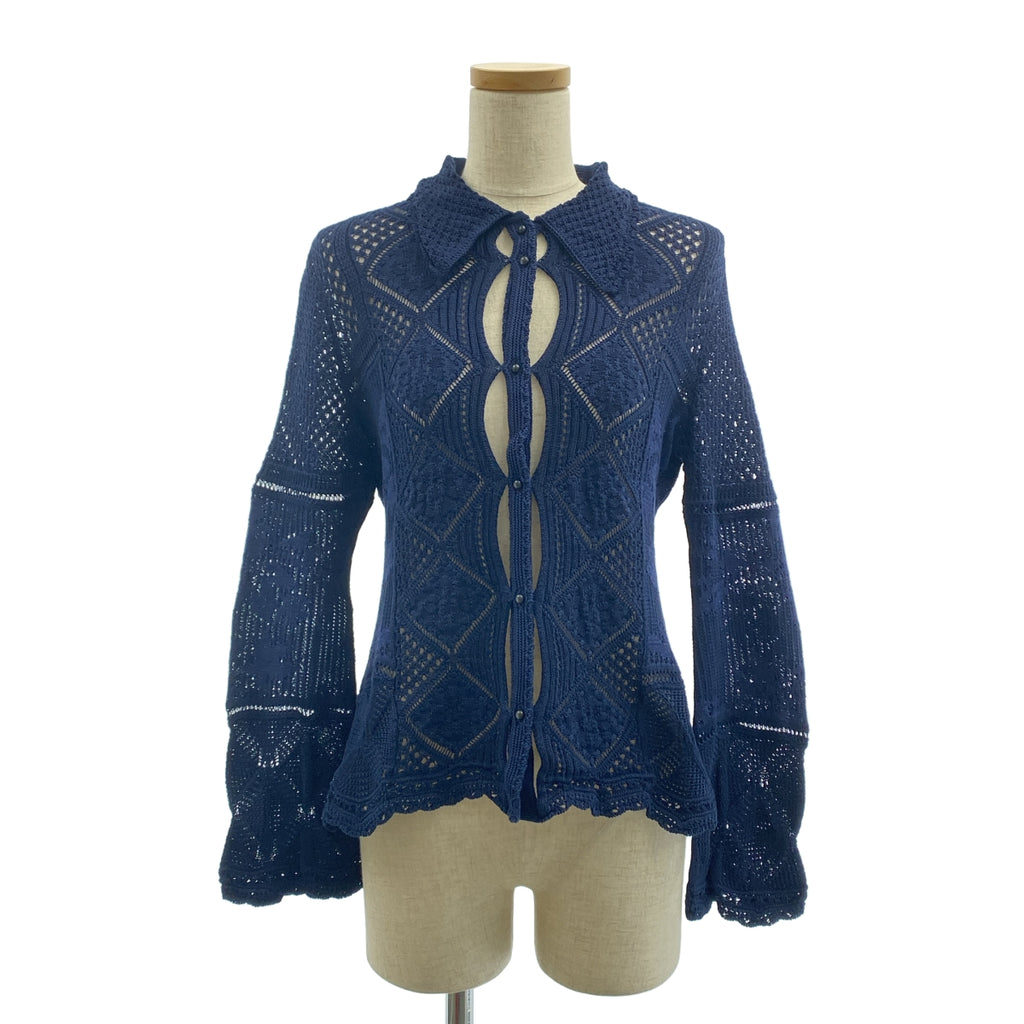Mame Kurogouchi / 마메쿠로고우치 | 2024SS | Cotton Lace Knitted Cardigan / 코튼 니트 카디건 | 2 |