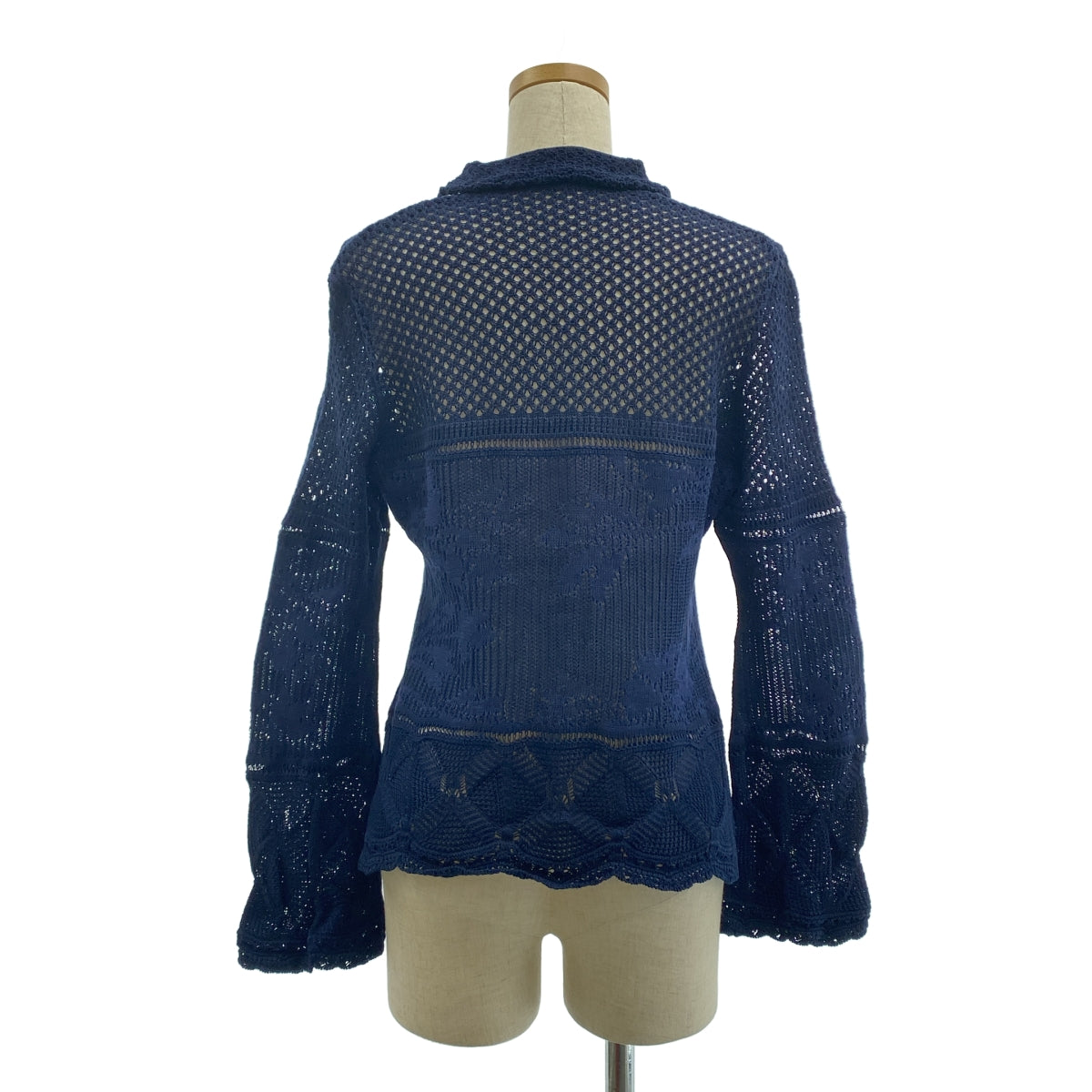 Mame Kurogouchi / マメクロゴウチ | 2024SS | Cotton Lace Knitted Cardigan / コットン ニット カーディガン | 2 | レディース