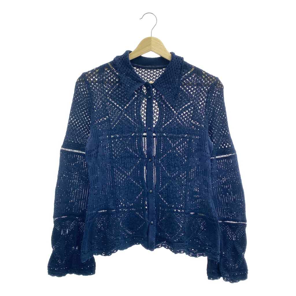 Mame Kurogouchi / 마메쿠로고우치 | 2024SS | Cotton Lace Knitted Cardigan / 코튼 니트 카디건 | 2 |