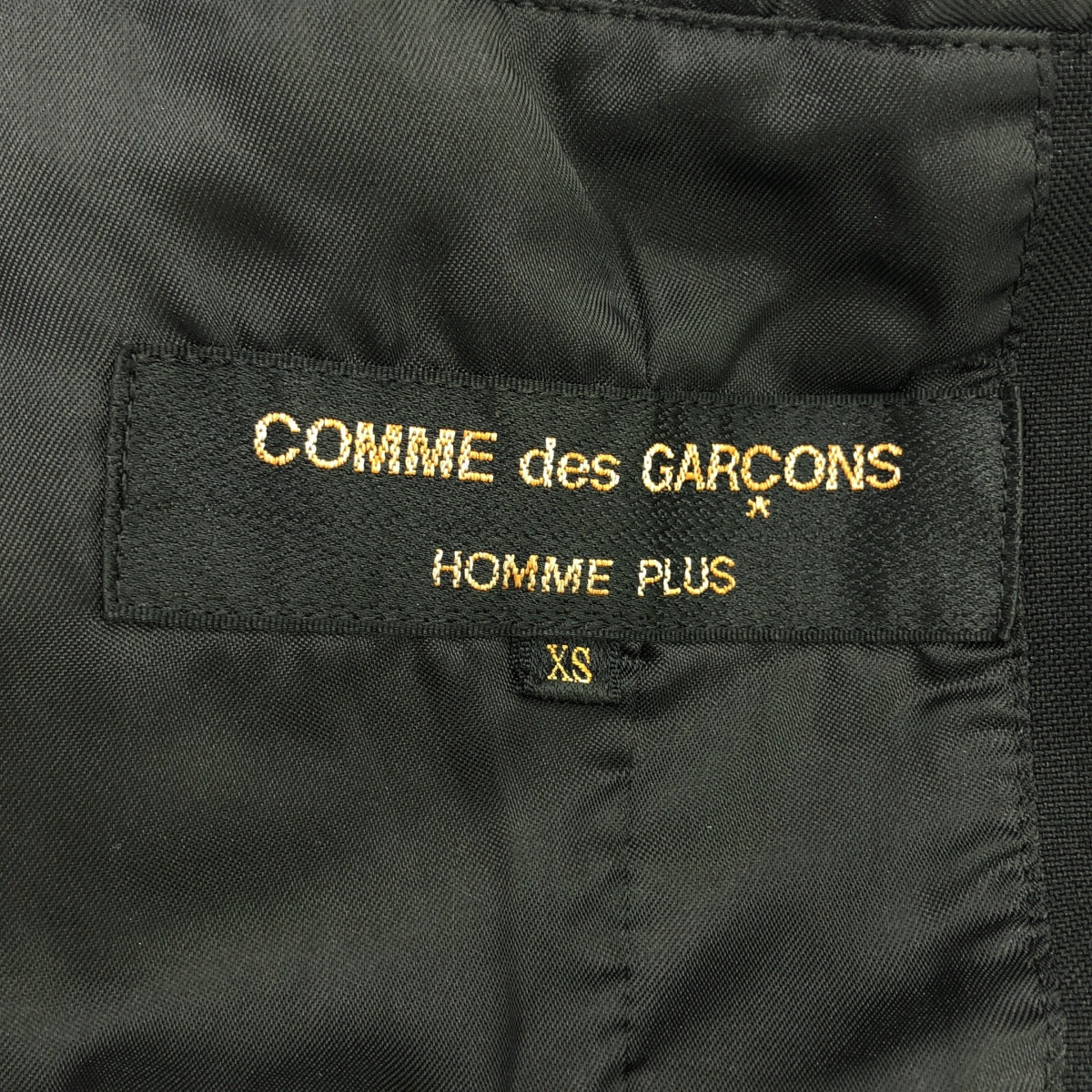 COMME des GARCONS HOMME PLUS | 2020SS | Polyester modified tailored jacket | XS | Black | Men's