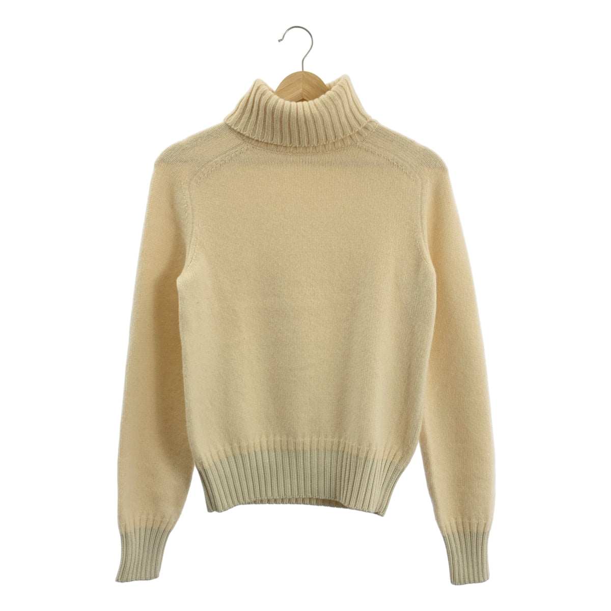 HERMES / 헤르메스 | 캐시미어 리브 실크 전환 터틀넥 니트 |