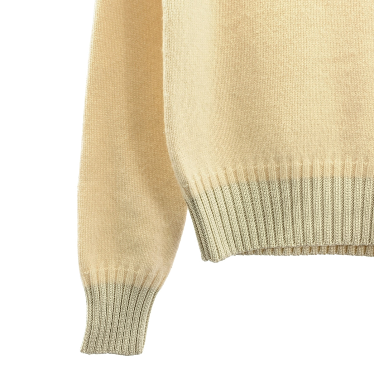 HERMES / 헤르메스 | 캐시미어 리브 실크 전환 터틀넥 니트 |