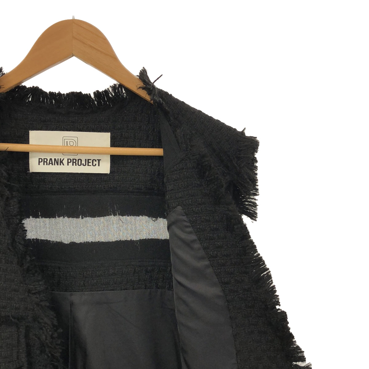 PRANK PROJECT / プランクプロジェクト | Damaged Fringe Tweed Gilet ベスト | FREE | ブ – KLD