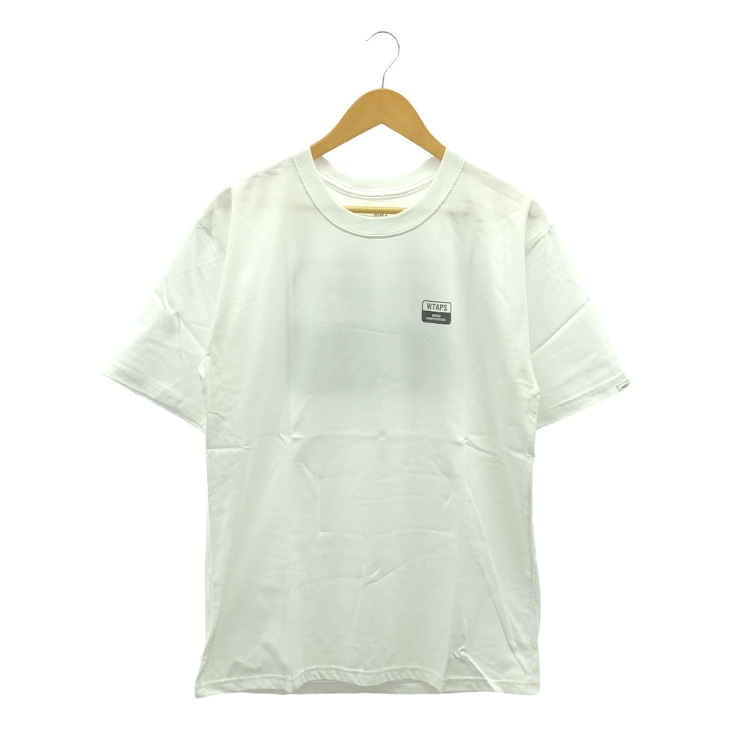 [狀況良好] WTAPS / Double Taps | WUC TEE / 標誌圓領 T 卹剪裁與縫製 | 02 |白色 |男士
