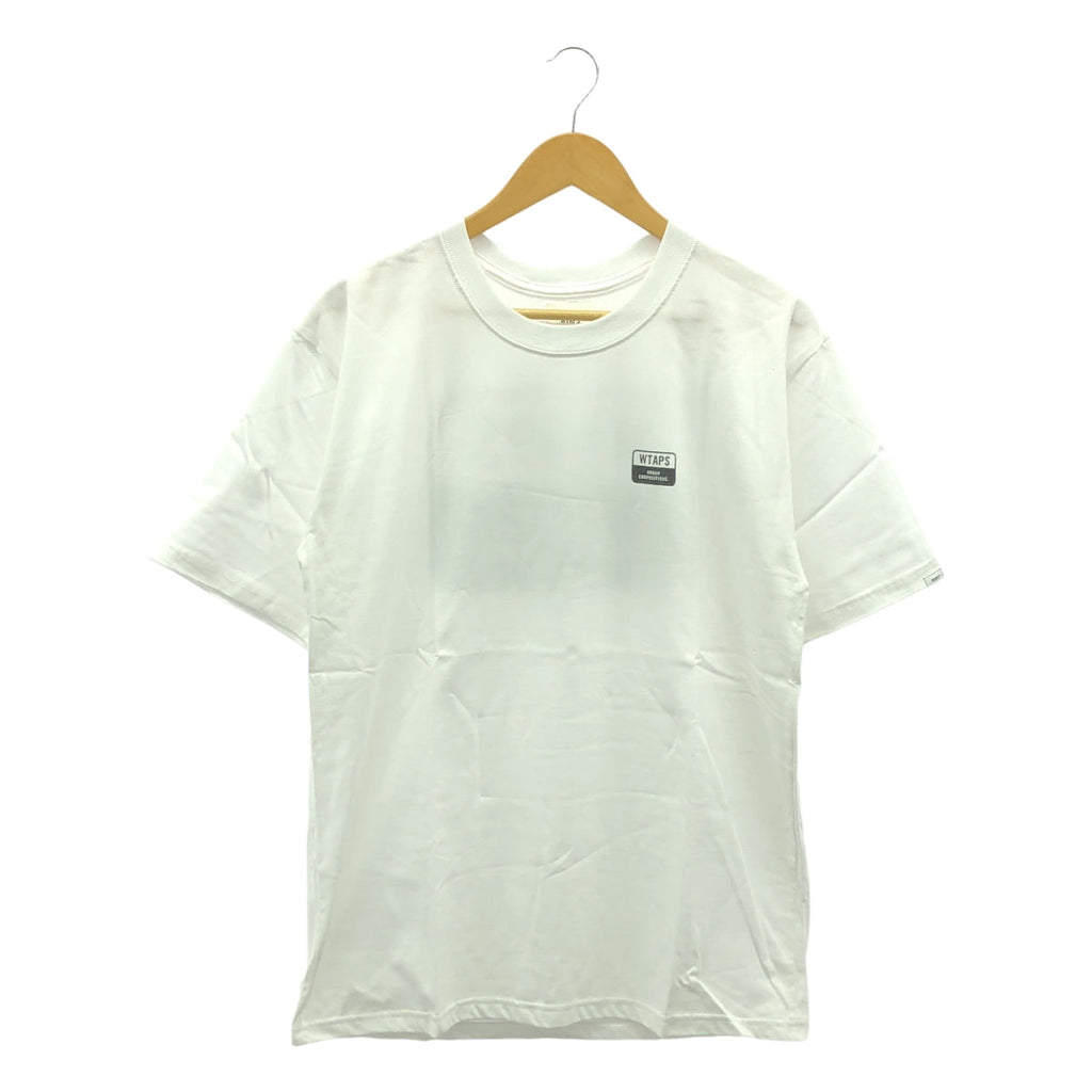 [狀況良好] WTAPS / Double Taps | WUC TEE / 標誌圓領 T 卹剪裁與縫製 | 02 |白色 |男士
