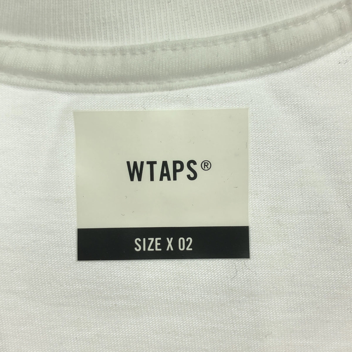 【美品】  WTAPS / ダブルタップス | WUC TEE / ロゴ クルーネック Tシャツ カットソー | 02 | white | メンズ