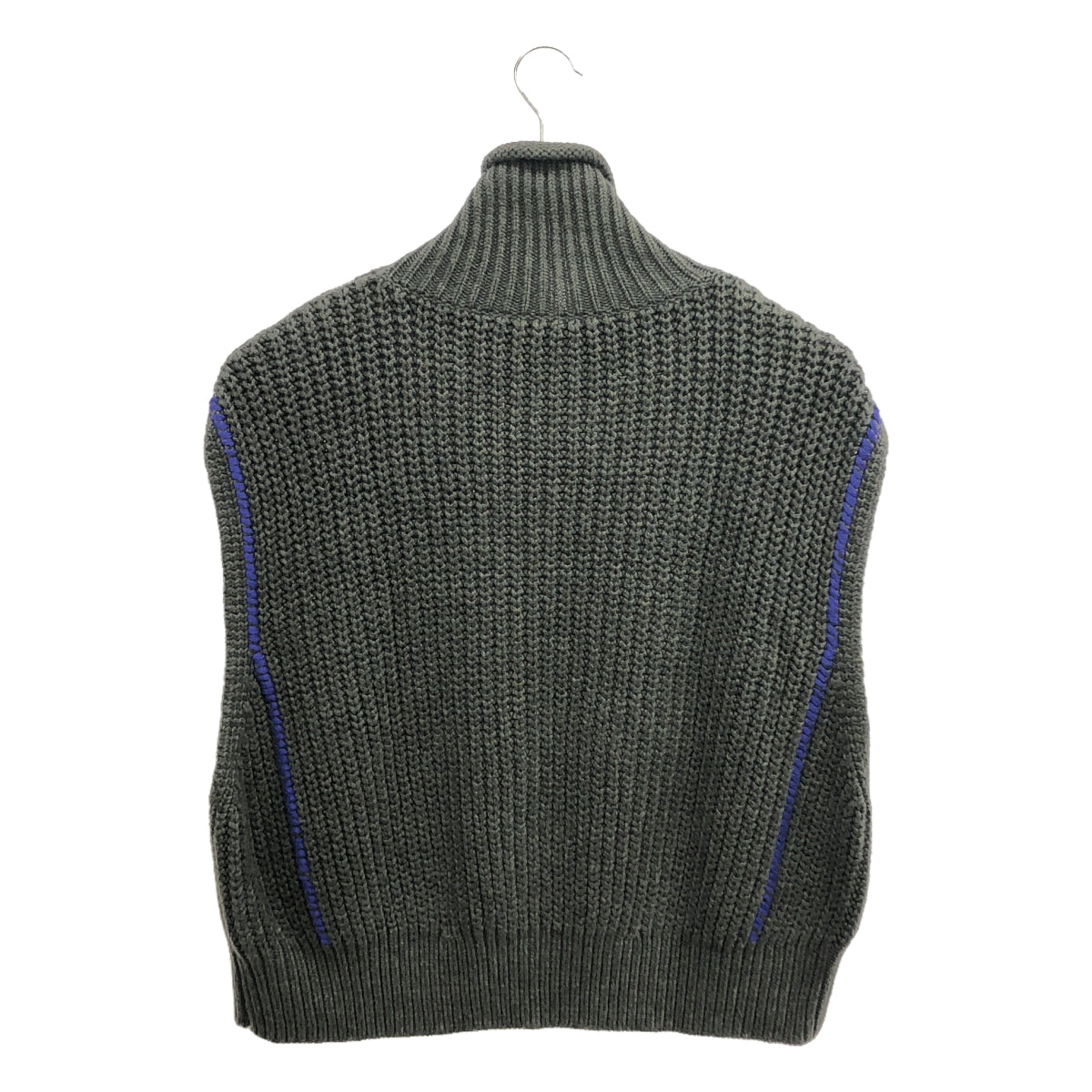 UN3D / Unsreed | Stitch Cable Knit Vest | F | Gray/Blue | Women's