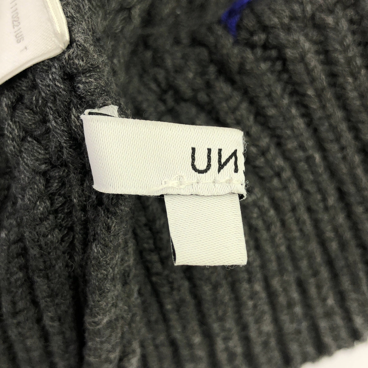 UN3D / Unsreed | Stitch Cable Knit Vest | F | Gray/Blue | Women's