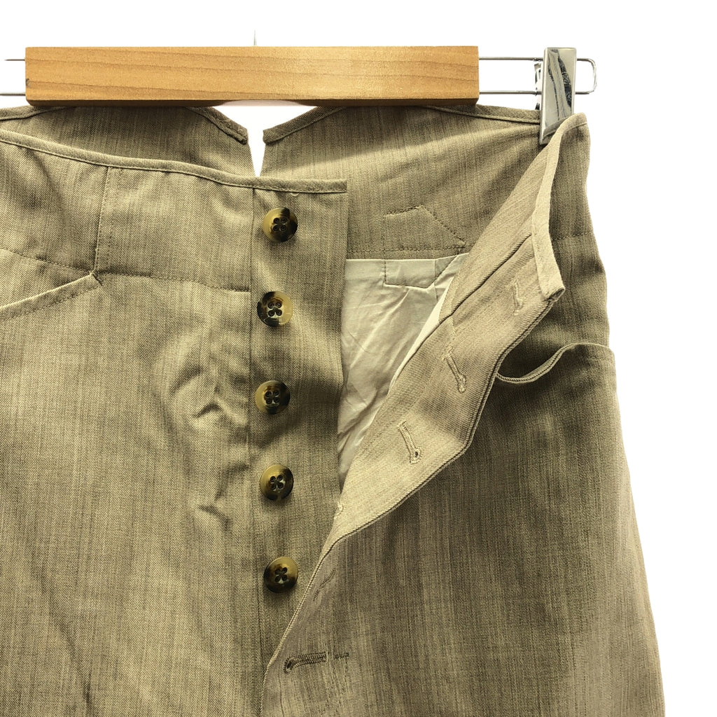 6(ROKU) / ロク | FRONT BUTTON PANTS パンツ | 34 | ベージュ | レディース