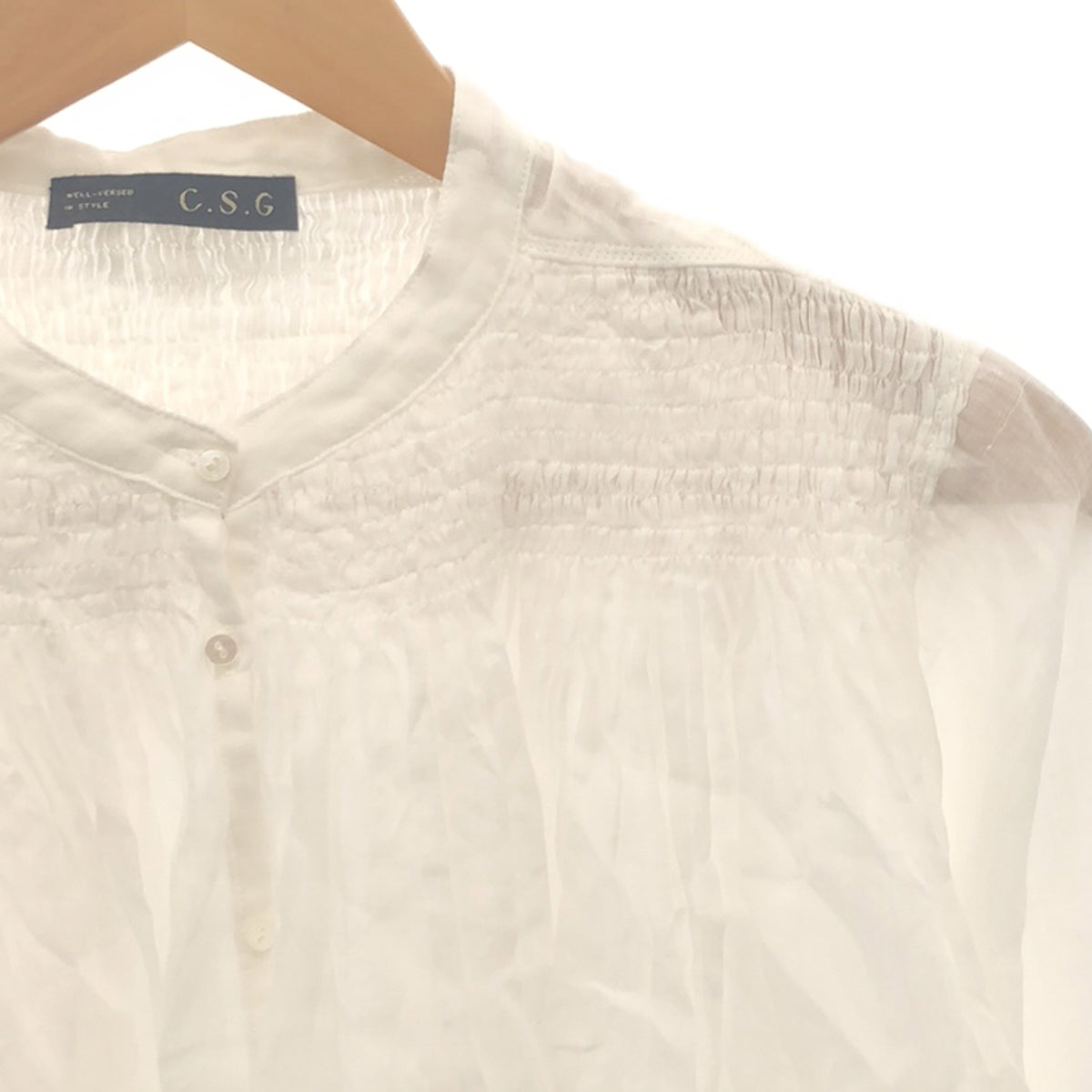 Curensology / Curensology | &lt;CSG&gt; Ramie Gathered Blouse | F | Women's