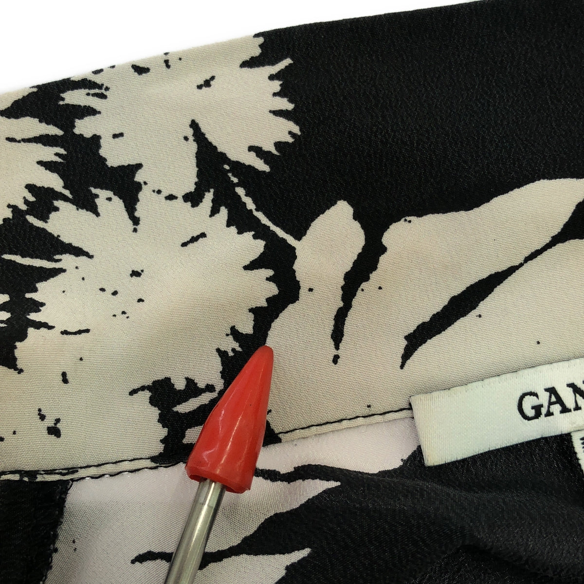 Ganni / ガニー | シルク 柄 シャツ ブラウス | 36 | レディース