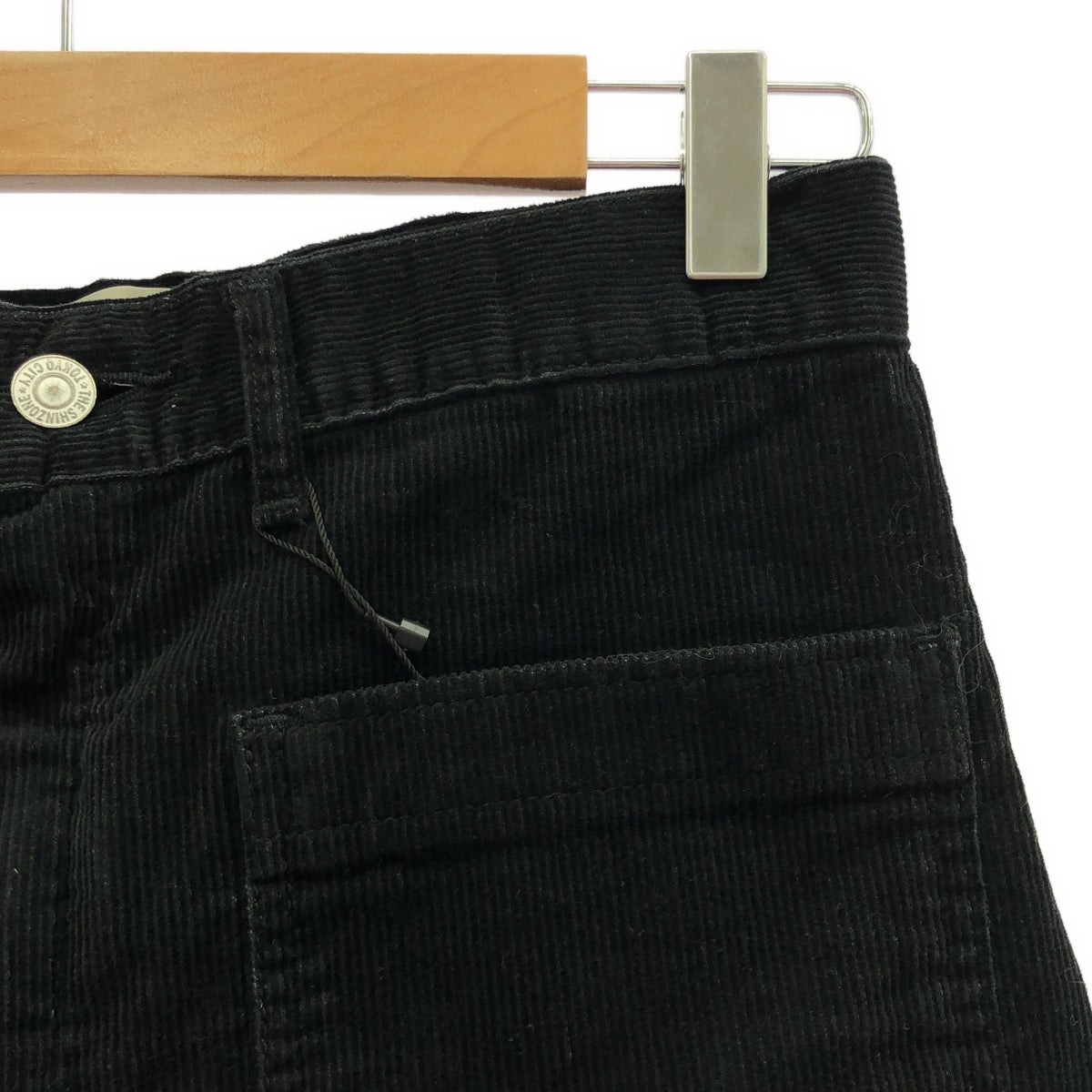 [全新] Shinzone | 2024秋冬 |燈芯絨海軍褲 |尺寸 34 |黑色 |女性的