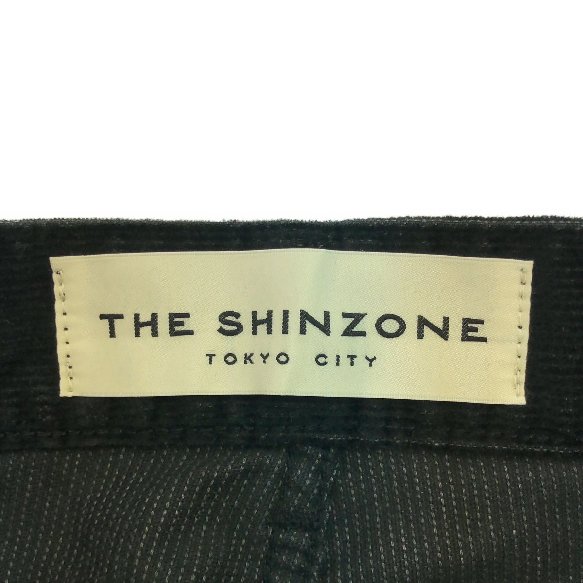 [全新] Shinzone | 2024秋冬 |燈芯絨海軍褲 |尺寸 34 |黑色 |女性的