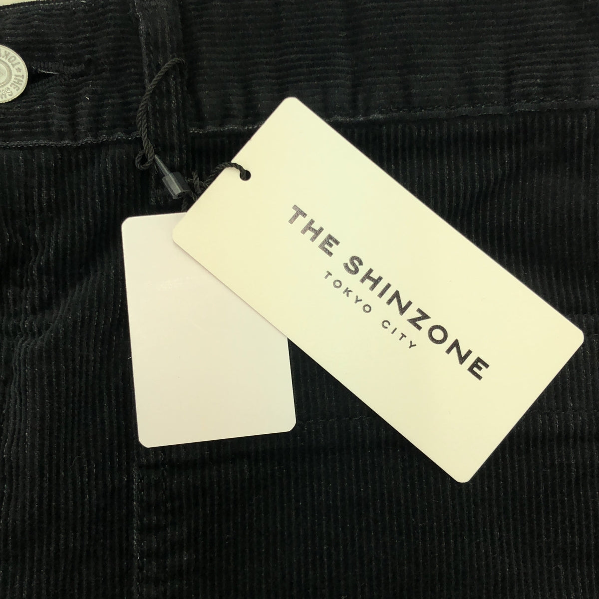 [全新] Shinzone | 2024秋冬 |燈芯絨海軍褲 |尺寸 34 |黑色 |女性的