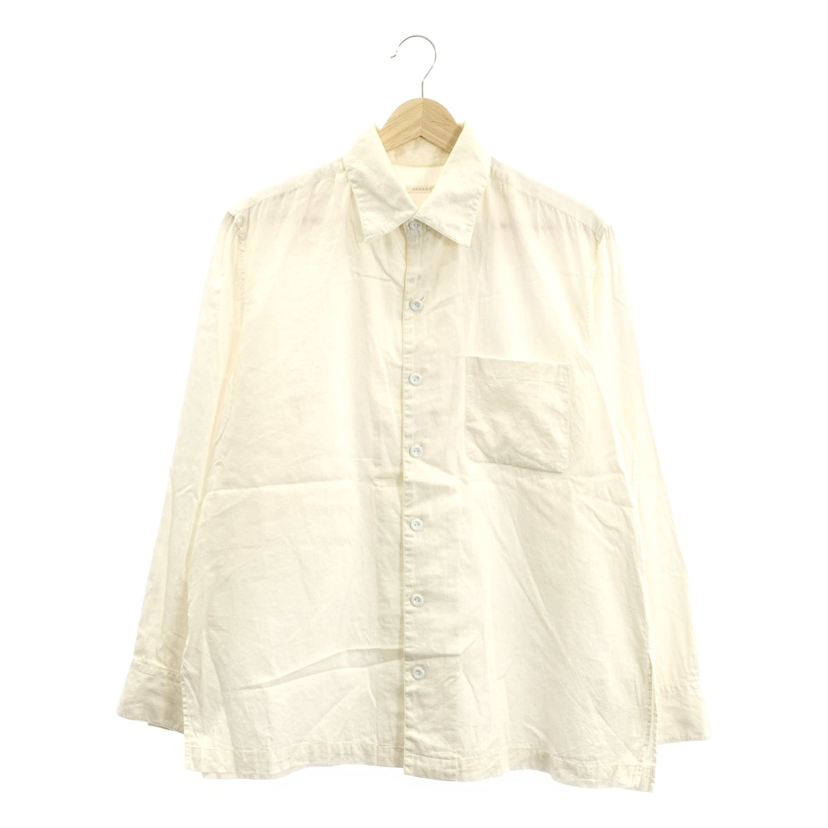 SOWBOW | 常規領襯衫 | 0 碼 | 米白色 | 男款