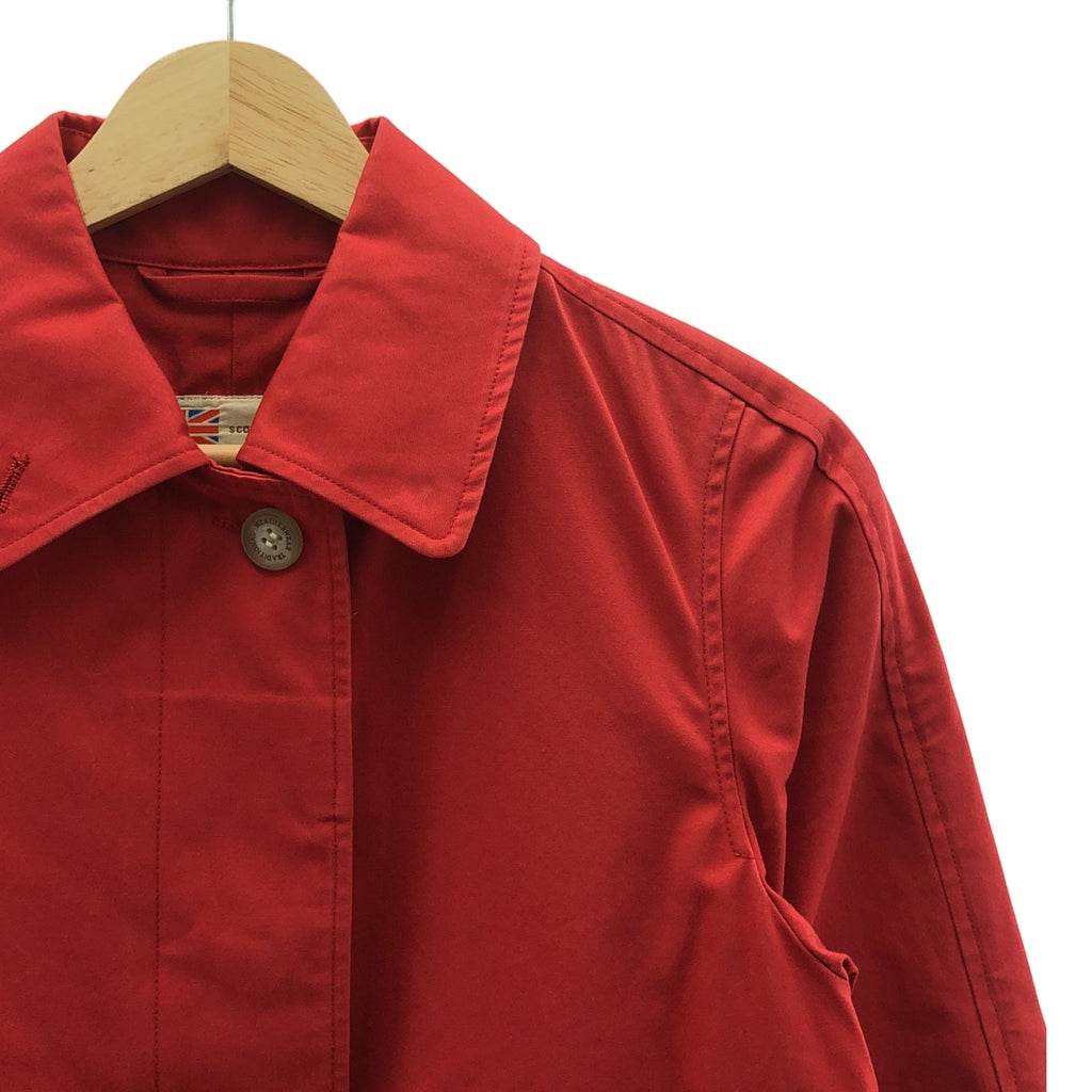 Traditional Weatherwear / トラディショナルウェザーウェア | フライフロント ステンカラーコート | 32 | レッド | レディース