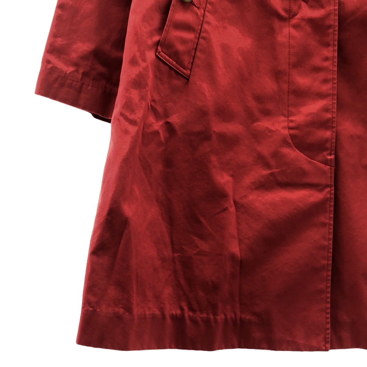 Traditional Weatherwear / トラディショナルウェザーウェア | フライフロント ステンカラーコート | 32 | レッド | レディース