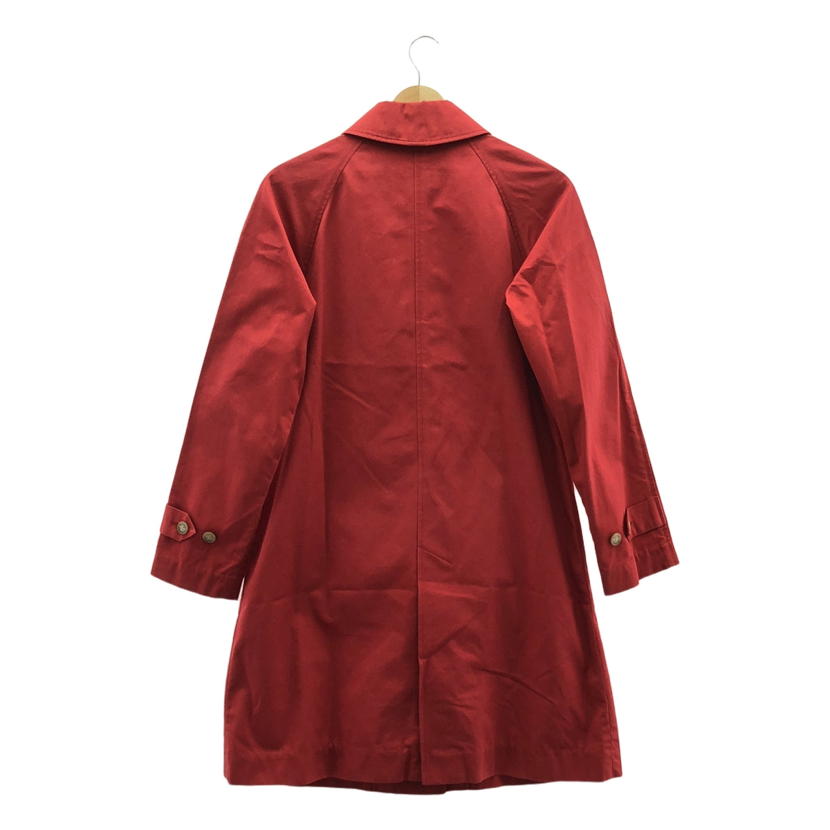 傳統防風雨衣 | 前開襟 Balmac 大衣 | 32 碼 | 紅色 | 女款