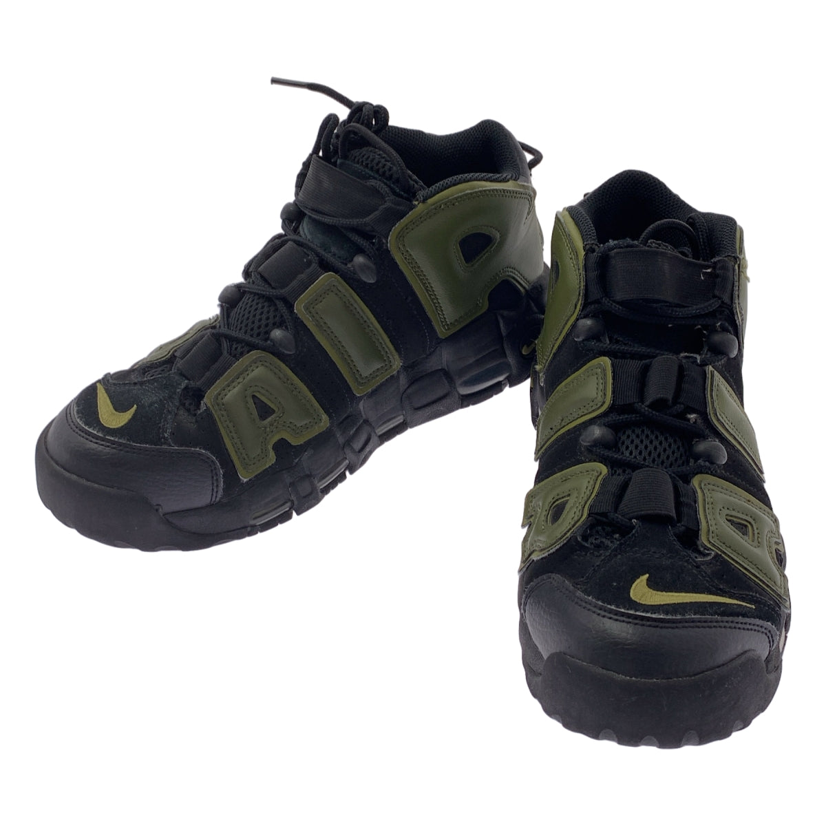 NIKE / 나이키 | Air More Uptempo 96 에어 모어 업 템포 / 스니커즈 | 26.5 | 카키 / 블랙 | 남성