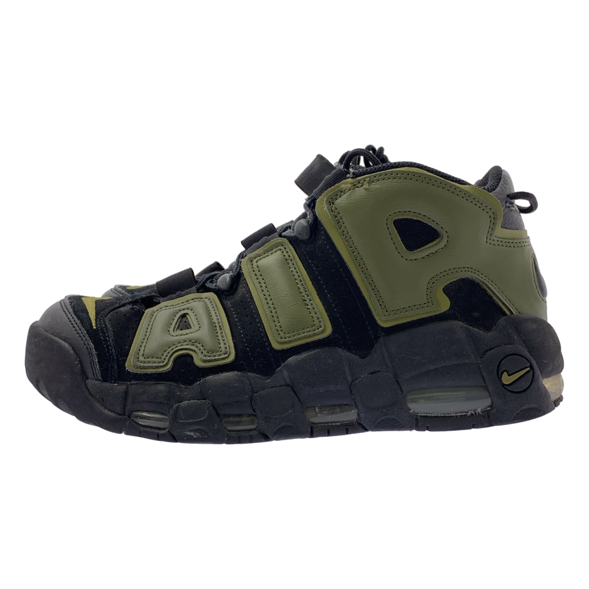 NIKE / 나이키 | Air More Uptempo 96 에어 모어 업 템포 / 스니커즈 | 26.5 | 카키 / 블랙 | 남성