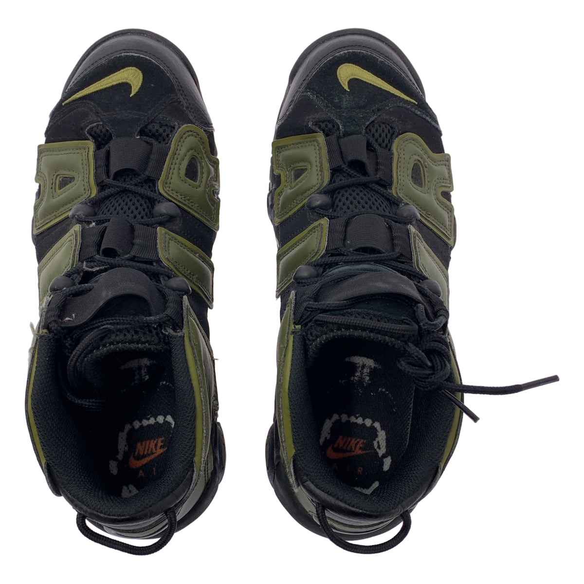 NIKE / 나이키 | Air More Uptempo 96 에어 모어 업 템포 / 스니커즈 | 26.5 | 카키 / 블랙 | 남성