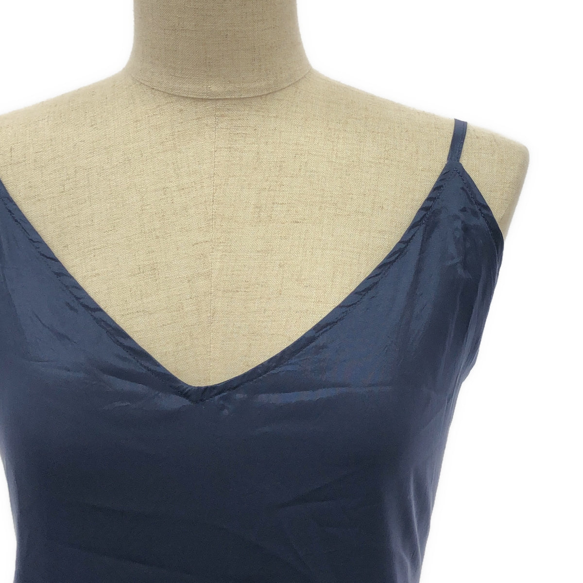 L'Appartement DEUXIEME CLASSE / アパルトモンドゥーズィエムクラス | 2022SS | Lisiere Wash Maxi / キャミ ドレス ワンピース | F | ネイビー | レディース